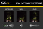 Load image into Gallery viewer, Diode Dynamics Stage Series 2in LED Pod Sport - Yellow Combo Flush ABL (Pair)