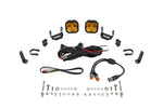 Load image into Gallery viewer, Diode Dynamics SS3 LED Bumper 1 1/2 In Roll Bar Kit Max - Yellow Combo (Pair)