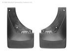 Load image into Gallery viewer, WeatherTech 07+ Chevrolet Suburban No Drill Mudflaps - Black