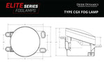 Load image into Gallery viewer, Diode Dynamics Elite Series Type CGX Fog Lamps - White (Pair)