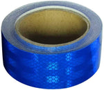 Load image into Gallery viewer, Abrams 2" in x 30' ft Diamond Pattern Trailer Truck Conspicuity DOT Class 2 Reflective Safety Tape - Blue
