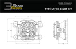 Load image into Gallery viewer, Diode Dynamics SS3 Sport Type M Kit ABL - Yellow SAE Fog