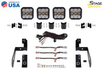Load image into Gallery viewer, Diode Dynamics Jeep JK SS5 4-Pod CrossLink Grille Lightbar Kit Sport - White Combo