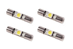 Load image into Gallery viewer, Diode Dynamics 28mm SMF1 LED Bulb - Cool - White Set of 4