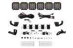 Load image into Gallery viewer, Diode Dynamics Prinsu/Sherpa Roof Racks- SS5 6-Pod CrossLink Mounting Kit - Pro White Driving