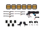 Load image into Gallery viewer, Diode Dynamics Bronco SS5 6-Pod CrossLink Grille Lightbar Kit Pro - Yellow Combo