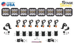 Load image into Gallery viewer, Diode Dynamics SS5 Sport Universal CrossLink 8-Pod Lightbar - Yellow Driving