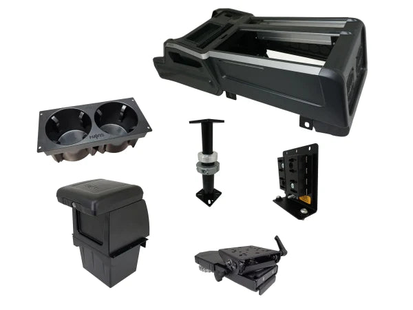 Havis Package - Wide VSX Console With Front Printer Mount For Laptop Docking Stations For 2021-2024 Chevrolet Tahoe PPV & SSV