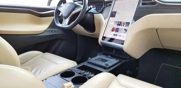 Havis Vehicle-Specific 21" Console for 2016-2024 Tesla Model S & 2016-2024 Tesla Model X
