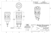 Diode Dynamics 3157 XPR LED Bulb - Cool - White (Pair)