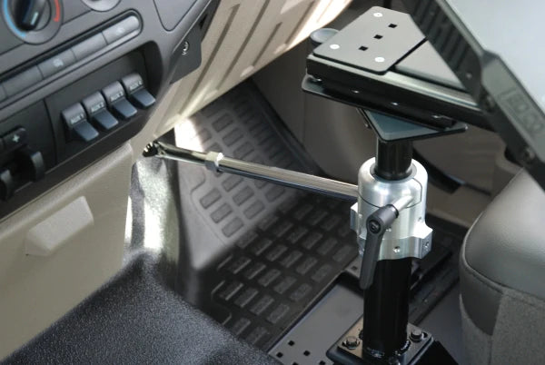Havis Heavy-Duty Stability Side Support Arm, Mounts To OEM Frame Under Passenger Glove Box Door