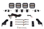 Load image into Gallery viewer, Diode Dynamics Jeep JL SS5 4-Pod CrossLink Grille Lightbar Kit Pro - White Combo