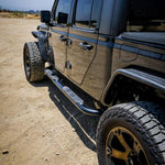 Load image into Gallery viewer, Westin 2020 Jeep Gladiator Platinum 4 Oval Nerf Step Bars - Black