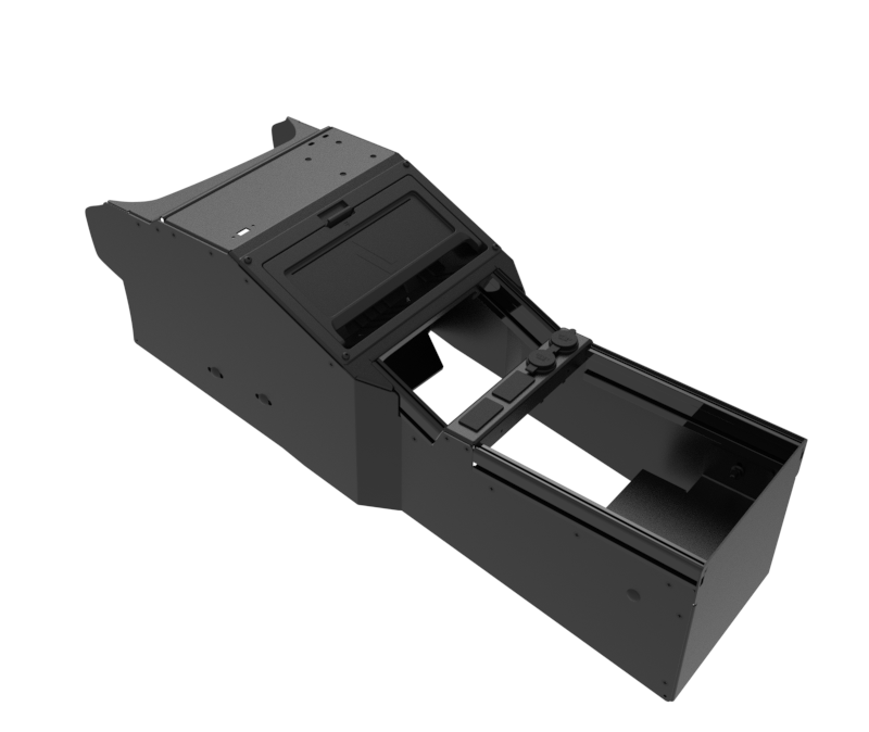 Havis Vehicle-Specific 14" Angled Console with PocketJet 8 Internal Printer Mount for 2021-2025 Dodge Durango Pursuit