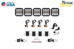 Load image into Gallery viewer, Diode Dynamics SS5 Pro Universal CrossLink 5-Pod Lightbar - White Combo
