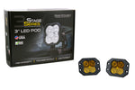 Load image into Gallery viewer, Diode Dynamics SS3 Sport ABL - Yellow SAE Fog Flush (Pair)