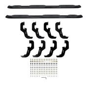 Westin 2019 Chevrolet Silverado Crew Cab w/ 6.5ft Bed PRO TRAXX 5 W2W Oval Nerf Step Bars - Black