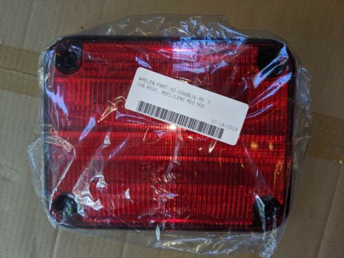 WHELEN SUB ASSY, REFL/LENS RED 900