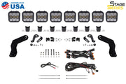 Diode Dynamics 17-24 Can-Am Maverick X3 Stage Series Roof Bracket Kit