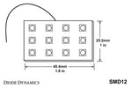 Load image into Gallery viewer, Diode Dynamics LED Board SMD12 - Red (Single)