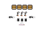 Load image into Gallery viewer, Diode Dynamics SS5 Pro Universal CrossLink 4-Pod Lightbar - Yellow Combo