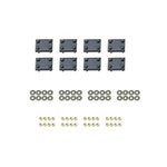Load image into Gallery viewer, Westin 1998-2001 Dodge Ram Quad Cab 1500 Premier Oval Nerf Step Bar Mount Kit - Black