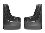 Load image into Gallery viewer, WeatherTech 14+ GMC Sierra/Sierra Denali No Drill Mudflaps - Black