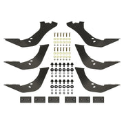 Westin 99-16 Ford F-250/350/450/550HD Reg/Supr Cab/Crew Premier Oval Nerf Step Bar Mount Kit - Blk