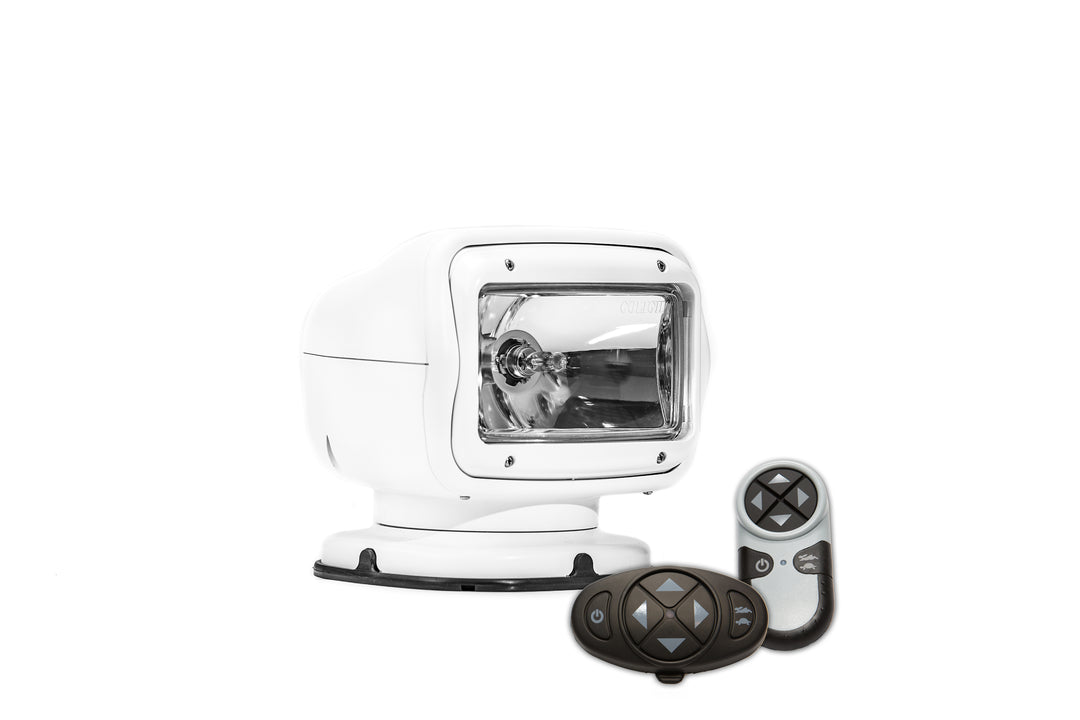 GOLIGHT GT HALOGEN 12 VOLT HALOGEN PERMANENT WIRELESS HANDHELD & WIRELESS DASH MOUNT WHITE