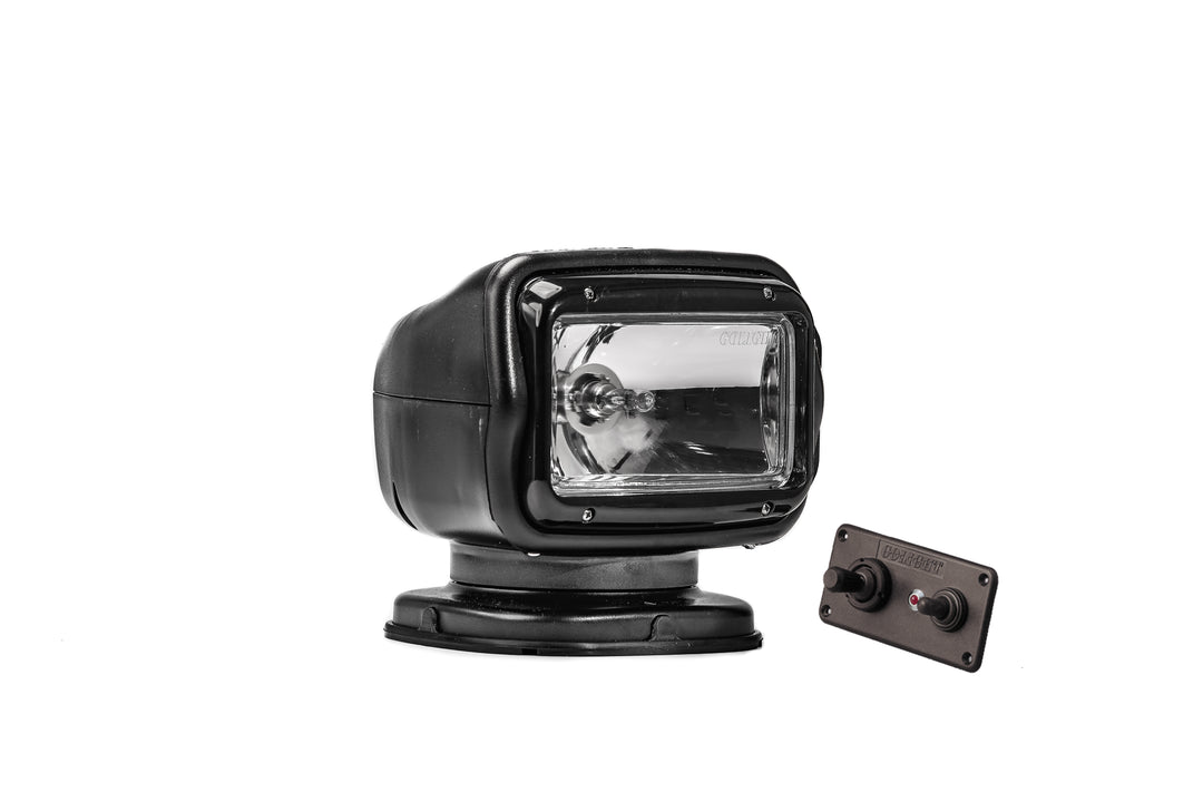 GOLIGHT GT HALOGEN 12 VOLT HALOGEN PERMANENT HARD WIRED DASH MOUNT REMOTE BLACK