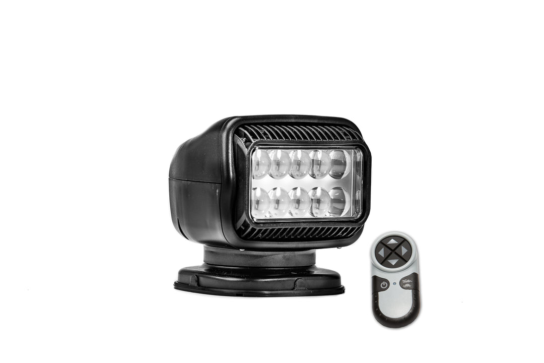 GOLIGHT GT LED 12 VOLT LED PERMANENT HANDHELD WIRELESS REMOTE BLACK