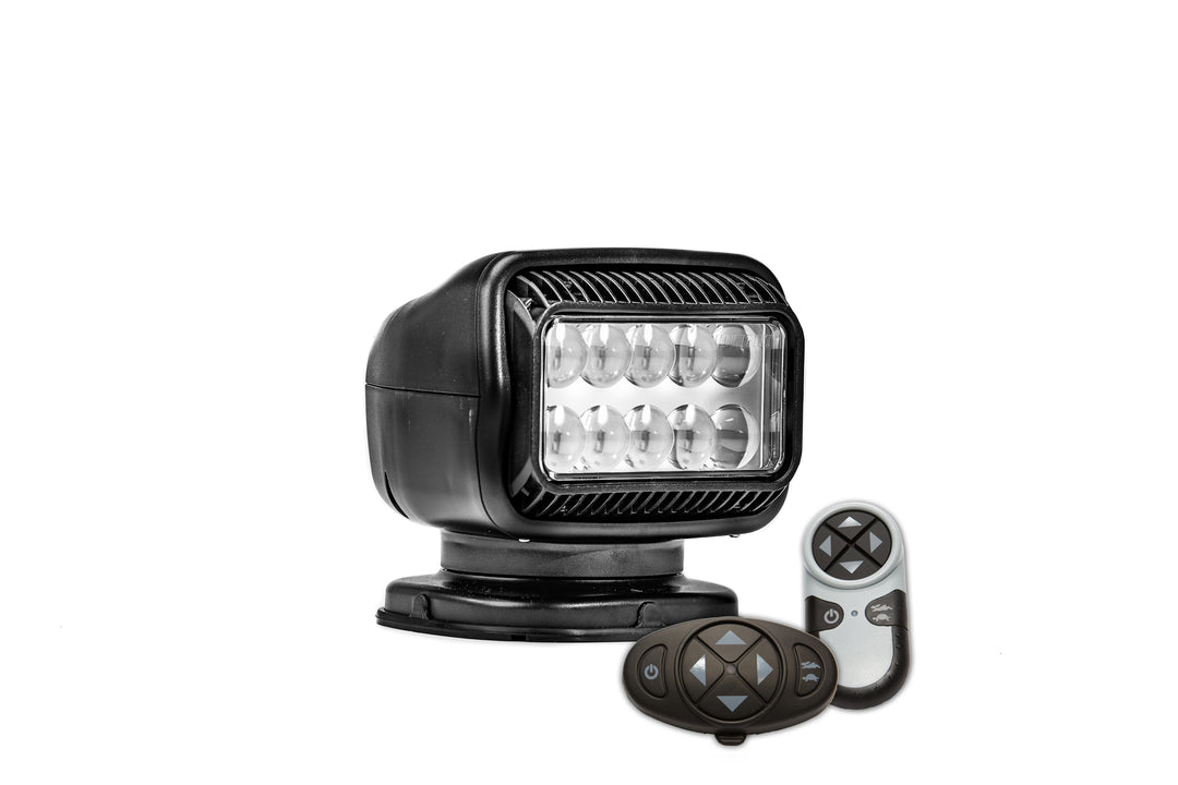 GOLIGHT LED SPOT PERMANENT WIRELESS HANDHELD & WIRELESS DASH MOUNT BLACK