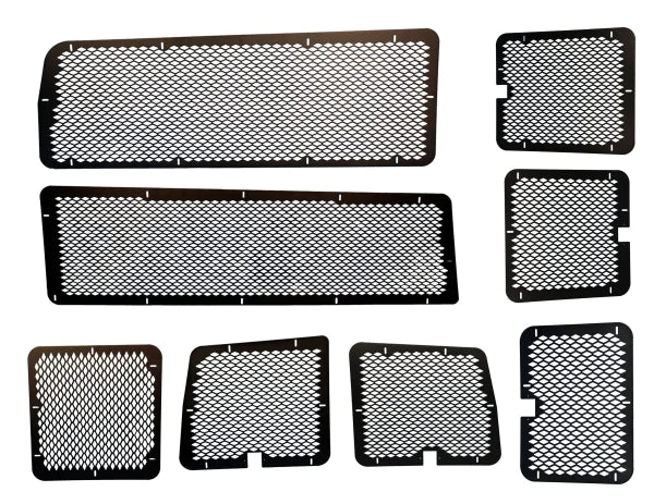 Havis Window Guard Kit, Interior-Mount for 1997-2025 Chevrolet G-Series Extended Length Van With Sliding Side Door