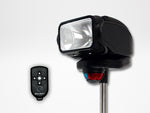 Load image into Gallery viewer, GOLIGHT GOBEE HALOGEN HALOGEN STANCHION MOUNT WIRELESS HANDHELD REMOTE BLACK
