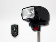 GOLIGHT HALOGEN STANCHION MOUNT WIRELESS HANDHELD REMOTE BLACK