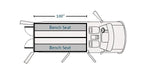 Load image into Gallery viewer, Havis Prisoner Transport Insert 100&quot;  2 Compartment(s)

