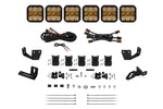 Load image into Gallery viewer, Diode Dynamics Prinsu/Sherpa Roof Racks- SS5 6-Pod CrossLink Mounting Kit Pro Yellow Combo