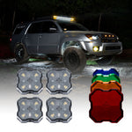 Load image into Gallery viewer, Diode Dynamics Stage Series SXS Rock Light Installer Kit - White Diffused M8 (4-pack)