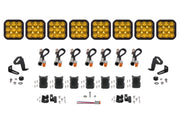 Diode Dynamics SS5 Sport Universal CrossLink 8-Pod Lightbar - Yellow Driving