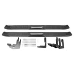Load image into Gallery viewer, Westin 2005-2018 Toyota Tacoma Double Cab PRO TRAXX 5 Oval Nerf Step Bars - Black
