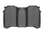 Load image into Gallery viewer, WeatherTech 2017+ Nissan Titan / Titan XD Rear FloorLiner - Black (Crew Cab; Fits Both Vinyl/Carpet)