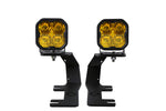 Load image into Gallery viewer, Diode Dynamics 14-19 Silverado/Sierra SS3 LED Ditch Light Kit - Yellow Pro Combo