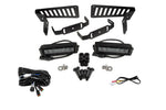 Load image into Gallery viewer, Diode Dynamics 18-21 Jeep JL Wrangler/Gladiator SS6 Cowl LED Bracket Kit - White Driving