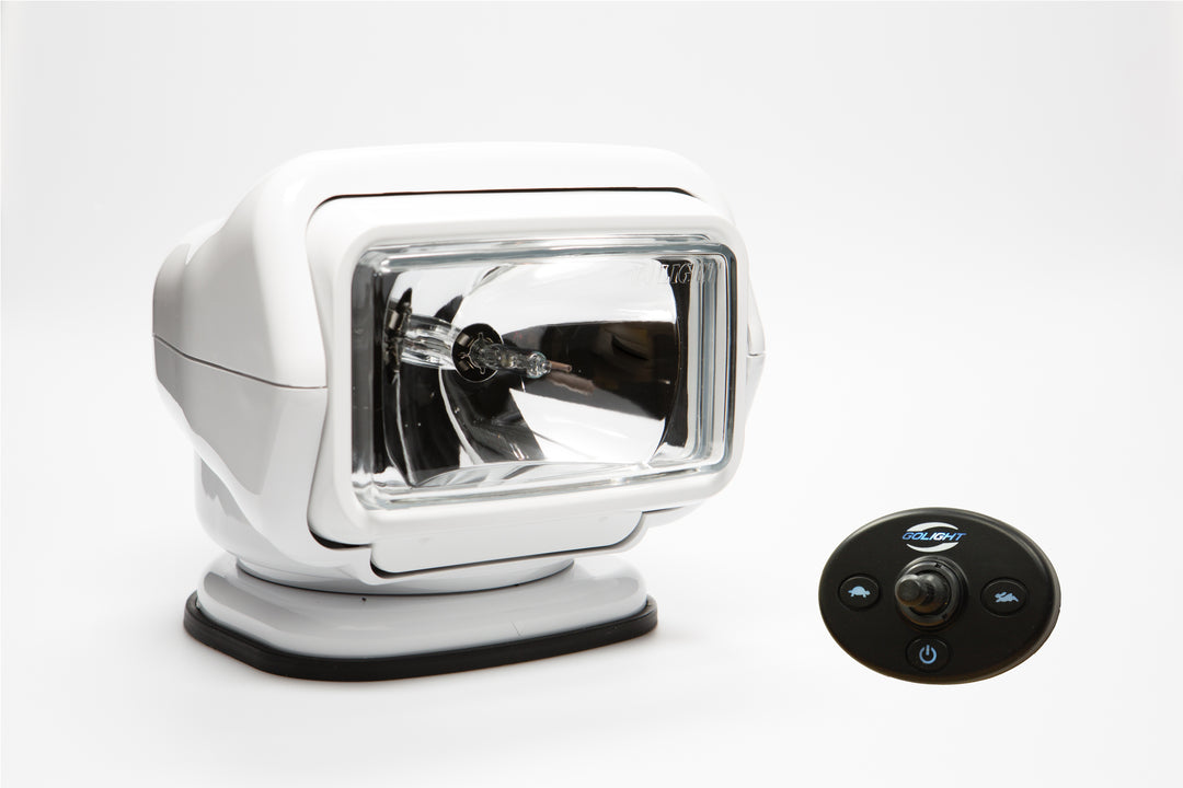 GOLIGHT HALOGEN PERMANENT HARD WIRED DASH MOUNT REMOTE-20' HARNESS WHITE
