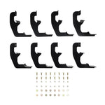 Load image into Gallery viewer, Westin 2019 Chevrolet Silverado/Sierra 1500 Double/CC Premier Oval Nerf Step Bar Mount Kit - Black
