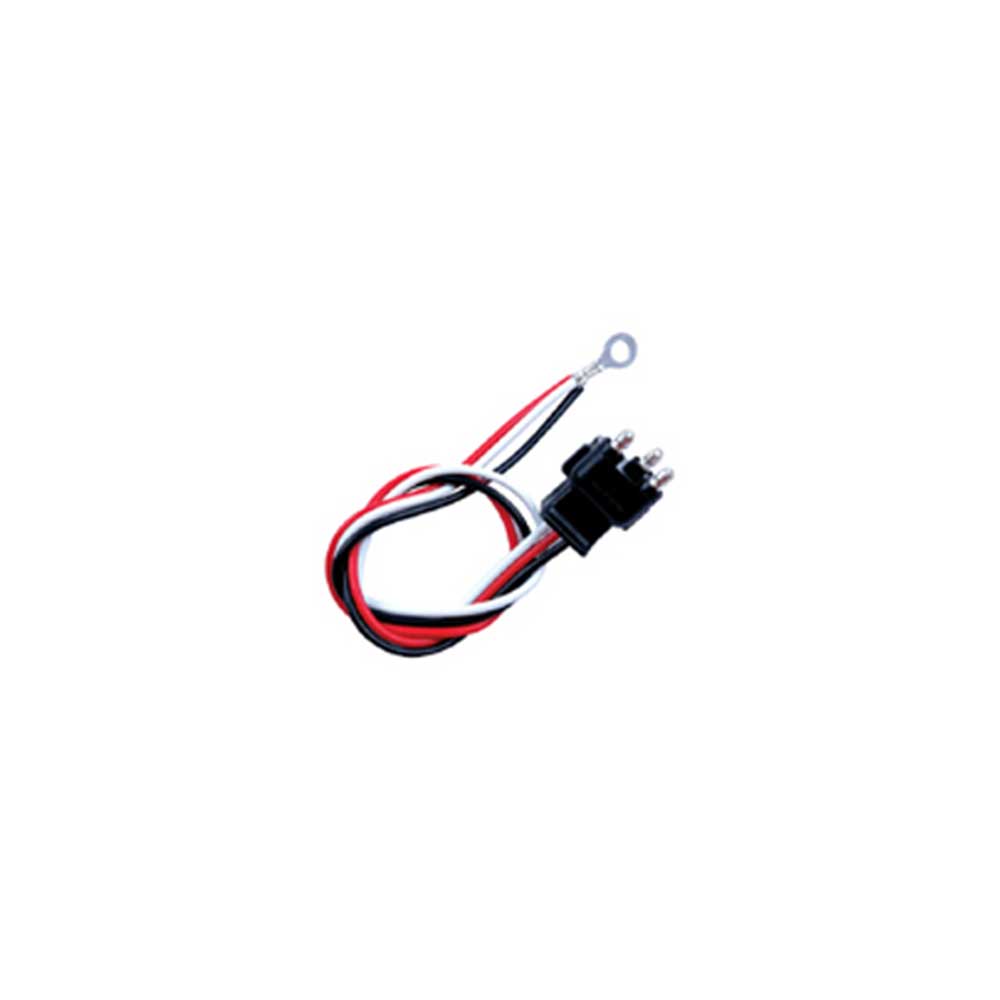 Abrams 3 Pin Straight Angle Connector