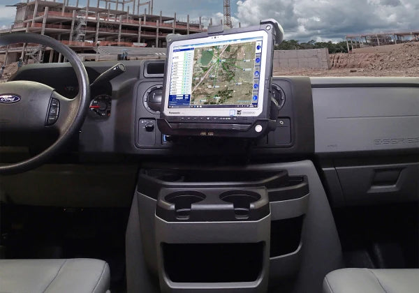 Havis Heavy-Duty Dash Mount For 2009-2020 Ford E-350 & E-450 Cutaway, 2009-2014 Ford Econoline & 2008-2016 Ford F-250, 350, 450 Super Duty Trucks & 550 Cab Chassis