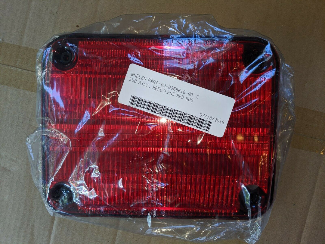 WHELEN SUB ASSY, REFL/LENS RED 900