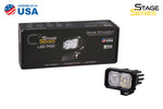 Load image into Gallery viewer, Diode Dynamics Stage Series 2 In LED Pod Sport - White Flood Standard RBL Each