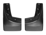 Load image into Gallery viewer, WeatherTech 14+ Chevrolet Silverado No Drill Mudflaps - Black